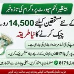 BISP 8171 New Beneficiaries Ki Bari Khushkhabri – 14500 Payment Foran Check Karein